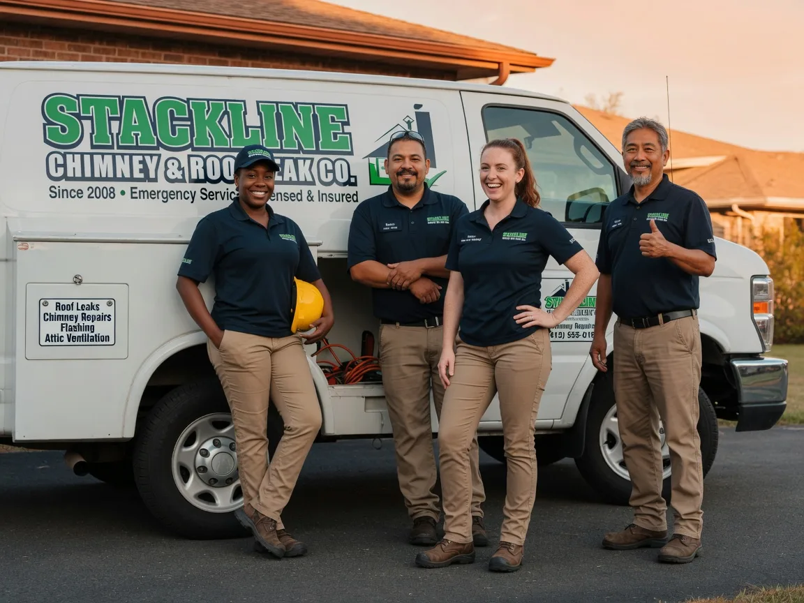 Chimney flashing repair company in Almond, WI